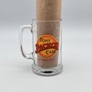 Tony Packos Cafe Toledo Ohio 5.5" Handled Weighted Bottom Drink Mug Souvenir